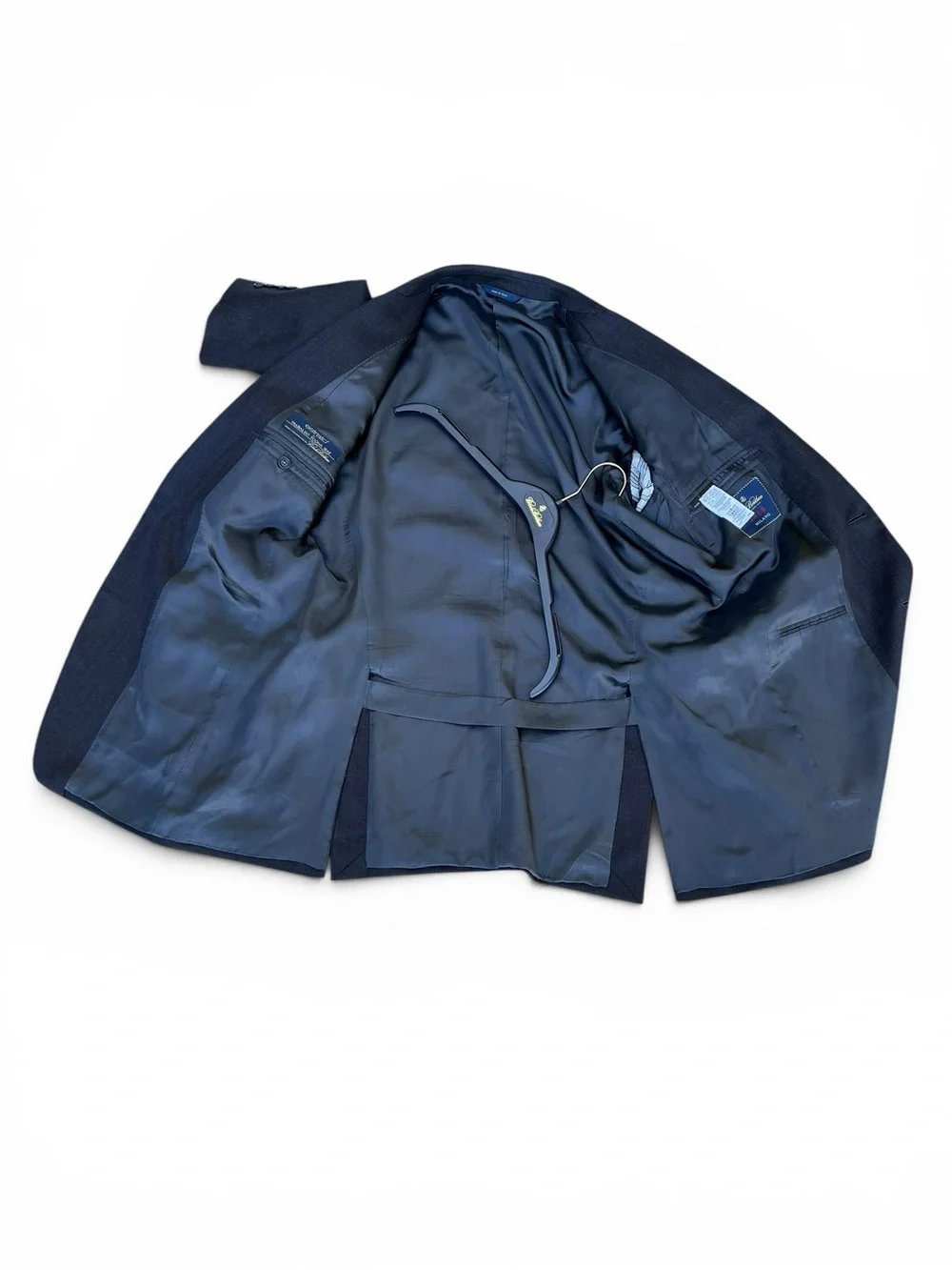 Brooks Brothers Estrato Men's Black Two-Piece Suit